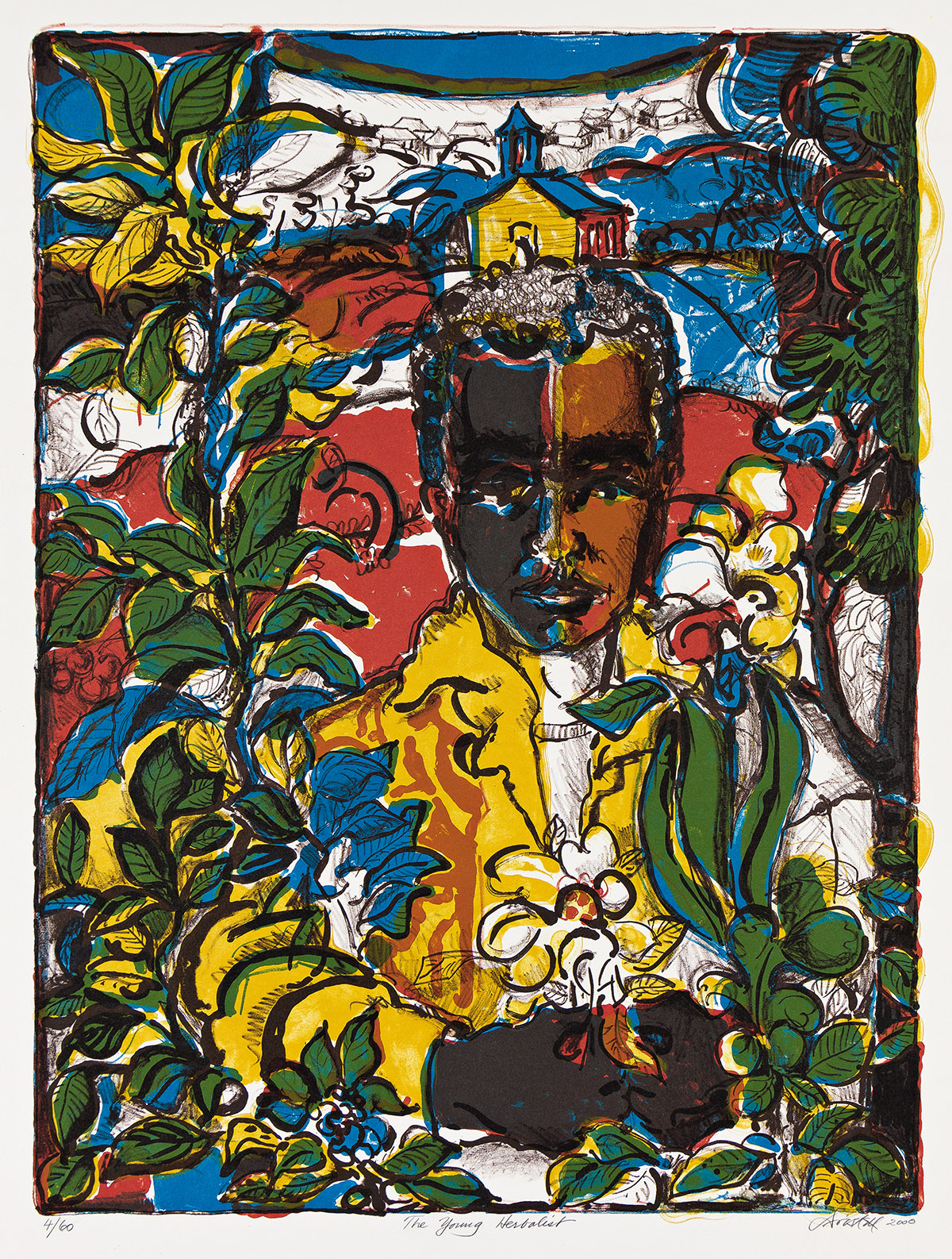 DAVID C. DRISKELL (1931 - 2020) The Young Herbalist.